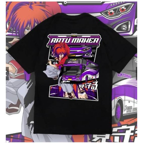 kaos anak bus VIRAL ratu maher/baju anak bus ratu maher/mobil bus/telolet