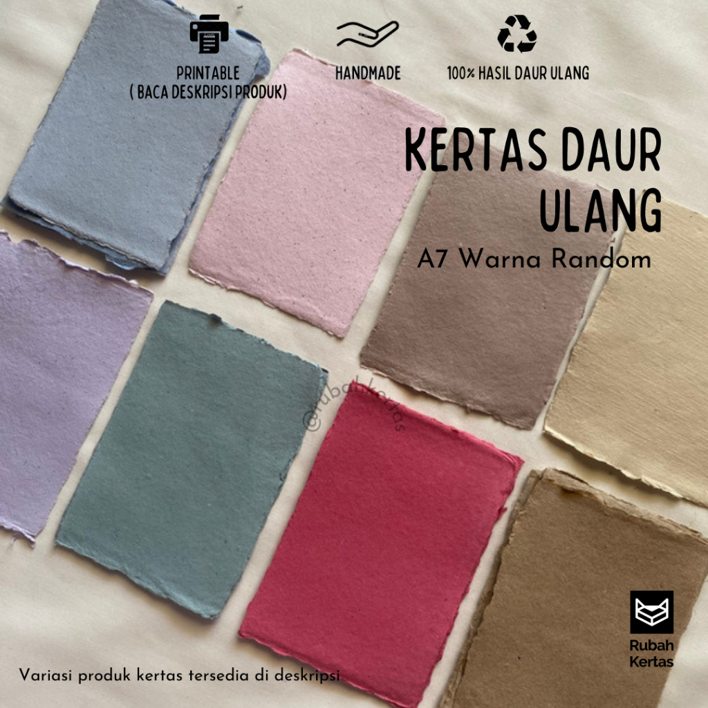 

Kertas Daur Ulang A7 150 gsm