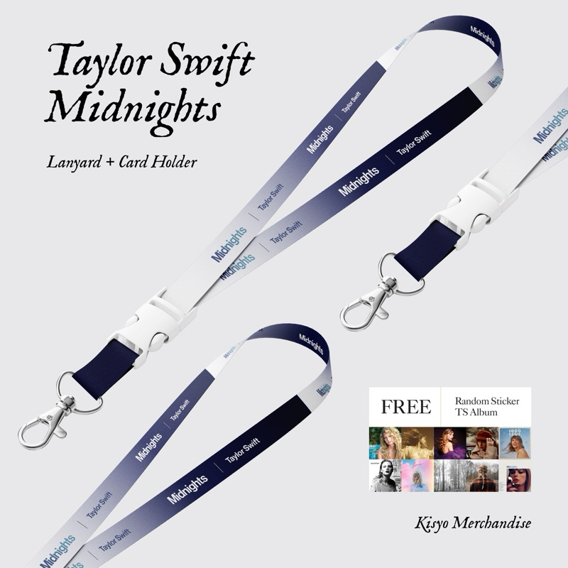 

Lanyard Taylor Swift - Midnight (Blue) | Merchandise Taylor Swift
