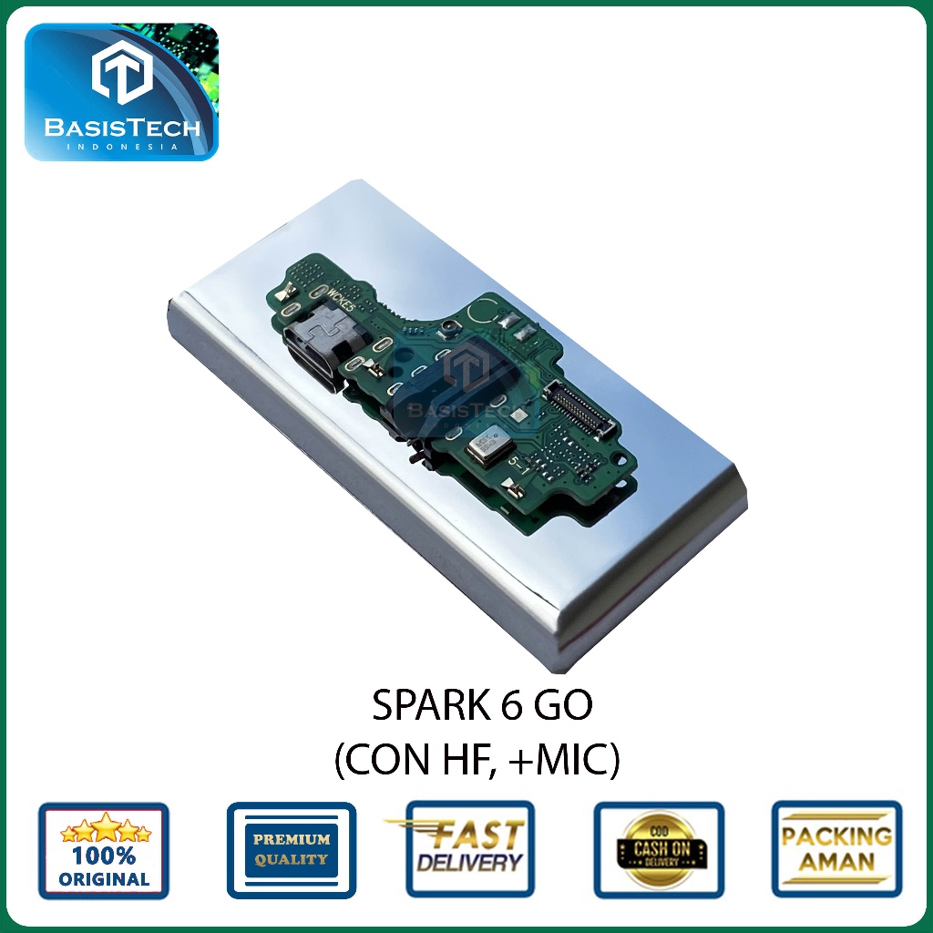 FLEXIBLE KONEKTOR CAS CHARGER TECNO SPARK 6 GO ORIGINAL QUALITY