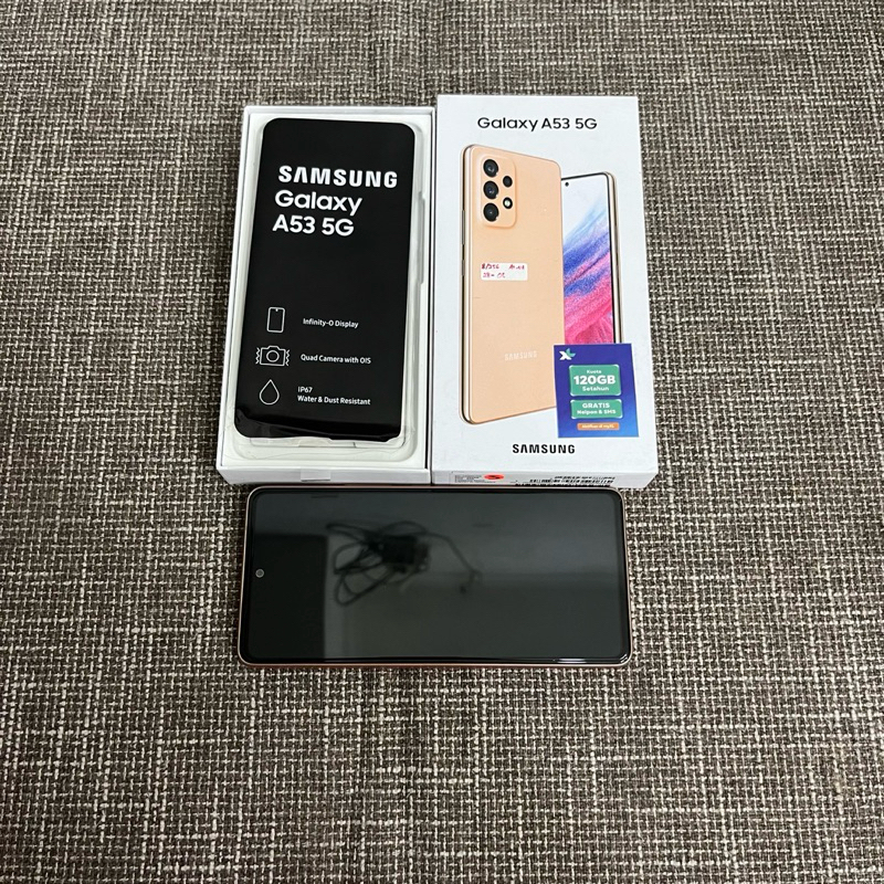 Samsung Galaxy a53 5G 8/128gb Fullset Second Garansi Resmi