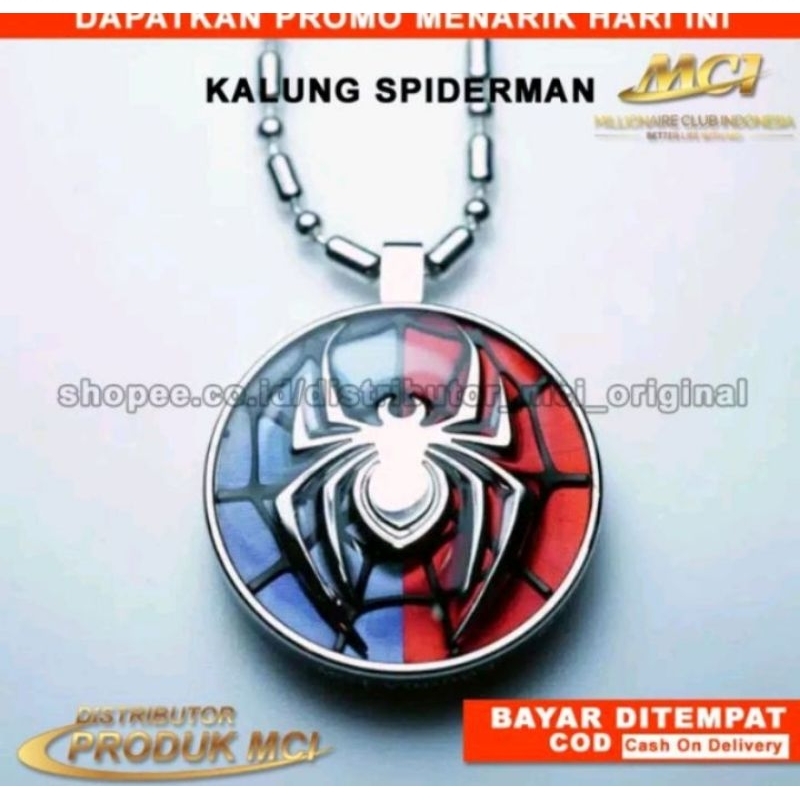 Kalung Spiderman MCI original