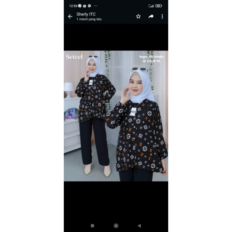 setelan rayon premium setelan rayon