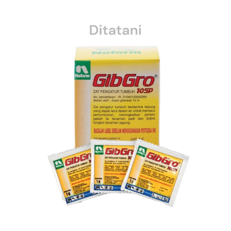 Bisa COD -  bisa COD Gibgro 1 KOTAK ISI 40 PCS Zat Pengatur Tumbuh Gibgro by Nufarm