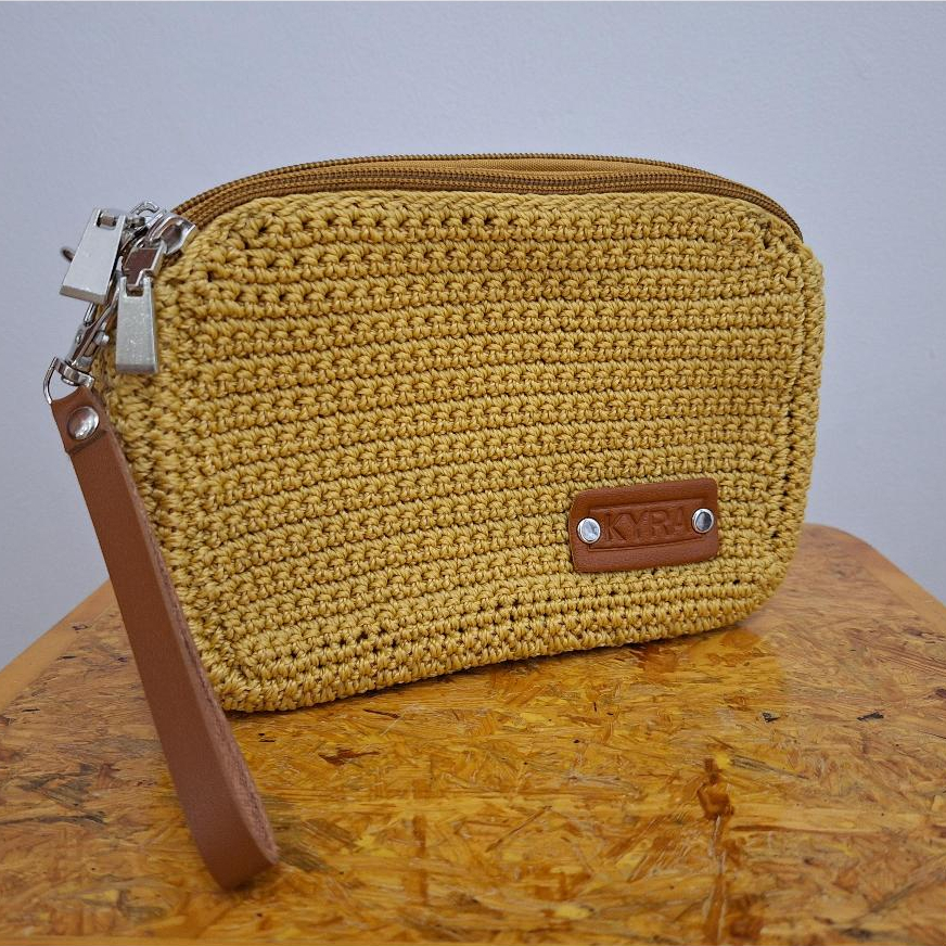 Dompet rajut premium. Dompet hp rajut. dompet rajut wanita. dompet jinjing