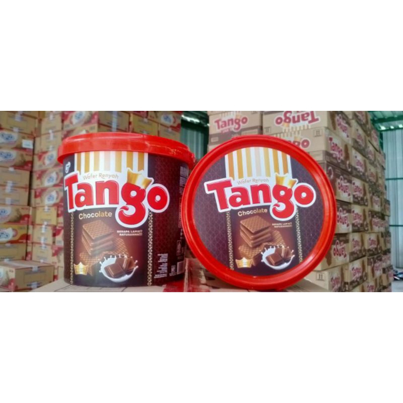 

Wafer Tango Kaleng Wafer Rasa Coklat dan Vanila