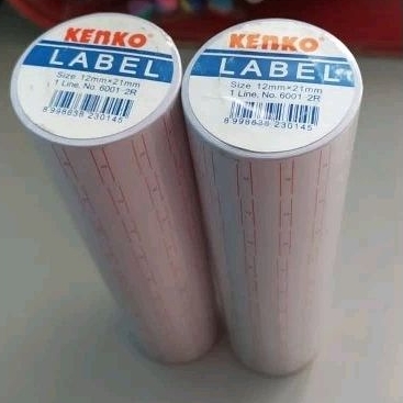 

LABEL HARGA ROLL 1 LINE KENKO
