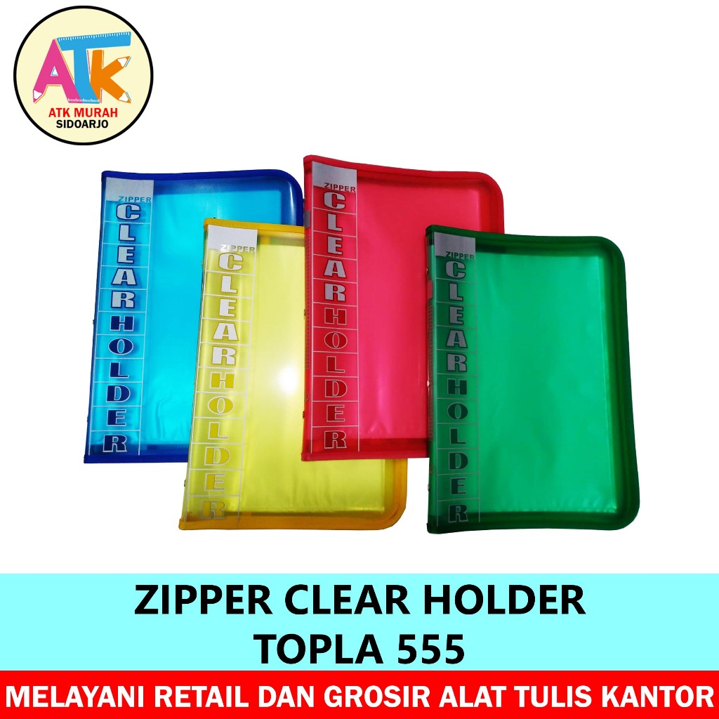 

ZIPPER CLEAR HOLDER TOPLA 555