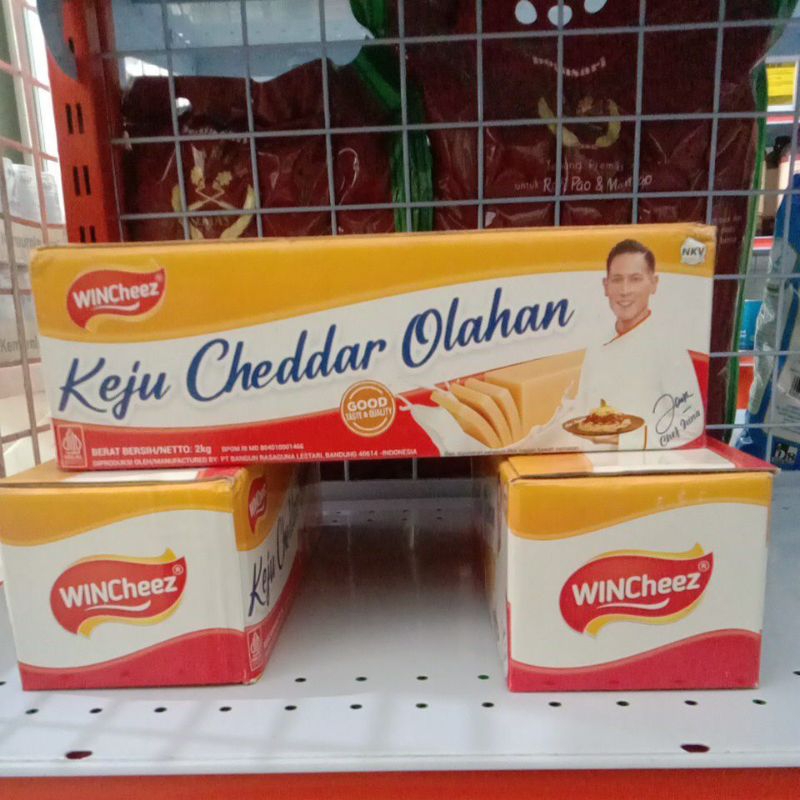 

Beryllicious.id - Wincheez Keju cheddar olahan 2kg chef juna keju murah