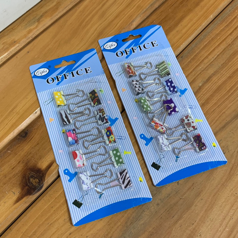 

Binder Clip Motif Mini Set 10pcs