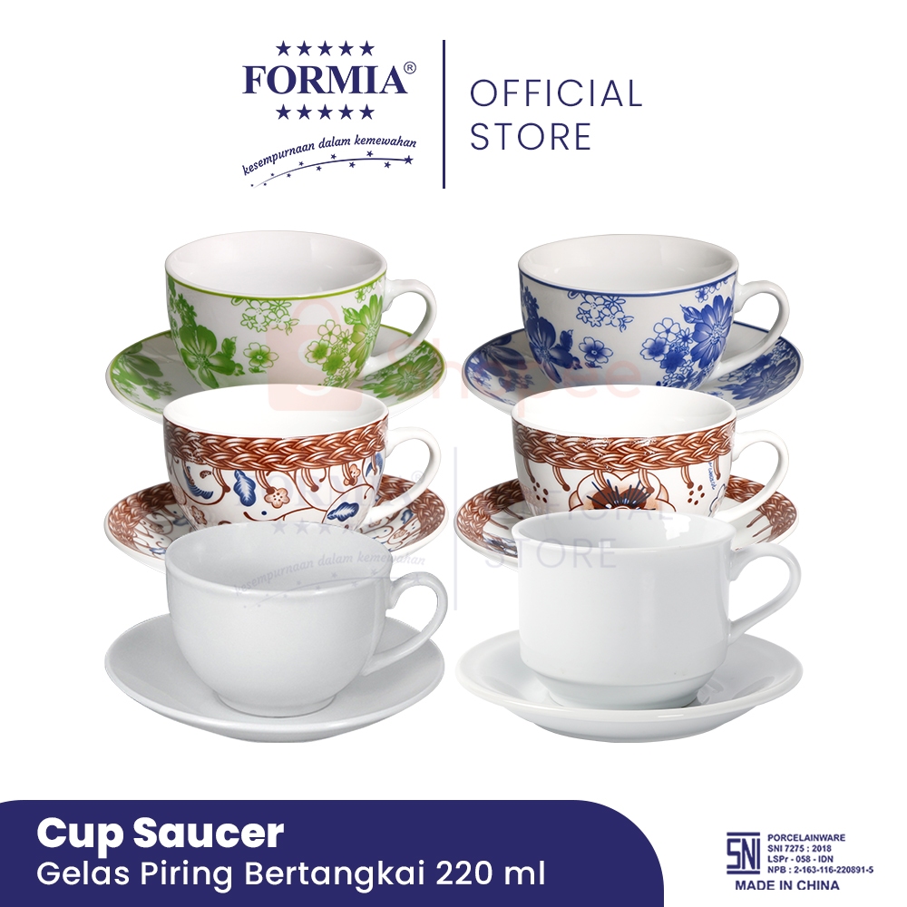 Formia Cup Saucer set / 6 pcs