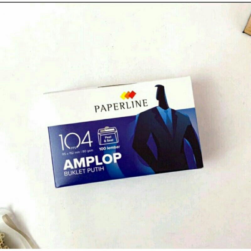 

Paperline Amplop 104 ukuran 95 x 152 80gsm Isi 100