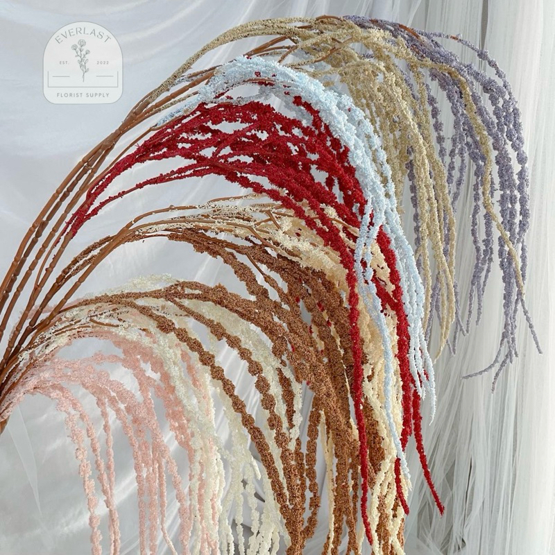 [03037] Bunga Artificial Amaranthus | Bunga Amaranthus Artificial, Bunga Juntai Dekorasi, Artificial