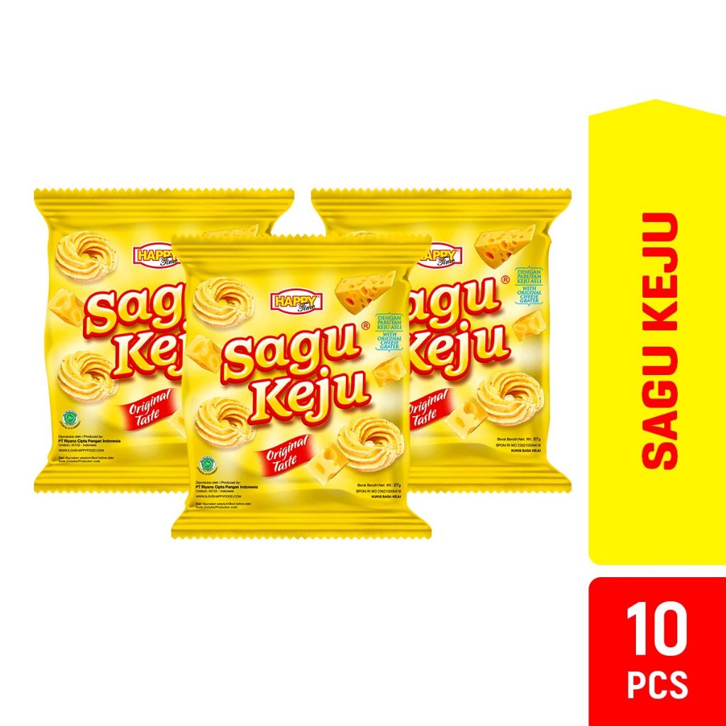 

Happy Time Sagu Keju 27gr (1 Pack Isi 10 Pcs)