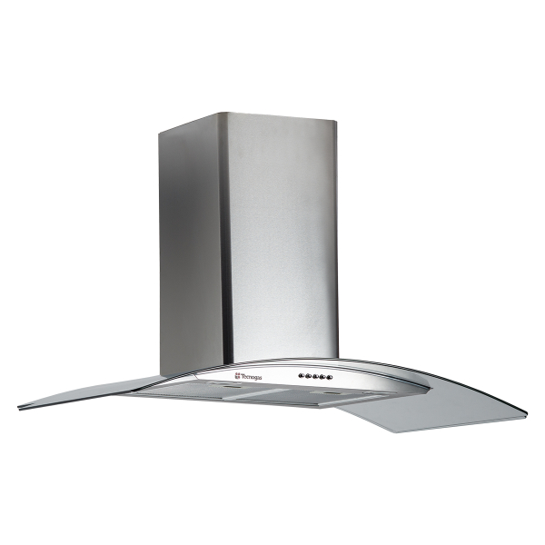 Tecnogas OPAL 90 Chimney Penghisap Asap Stainless Steel