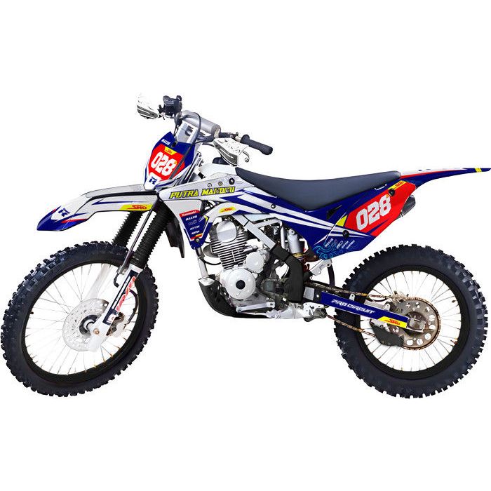 Decal gordon full body decal klx gordon decal gordon supermoto decal gordon putih