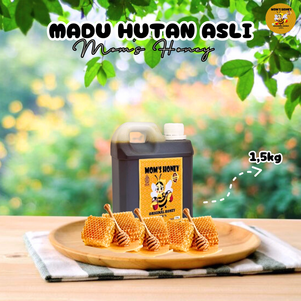 

Madu Asli Hutan 1,5 Kg MOMS HONEY Kaya Manfaat