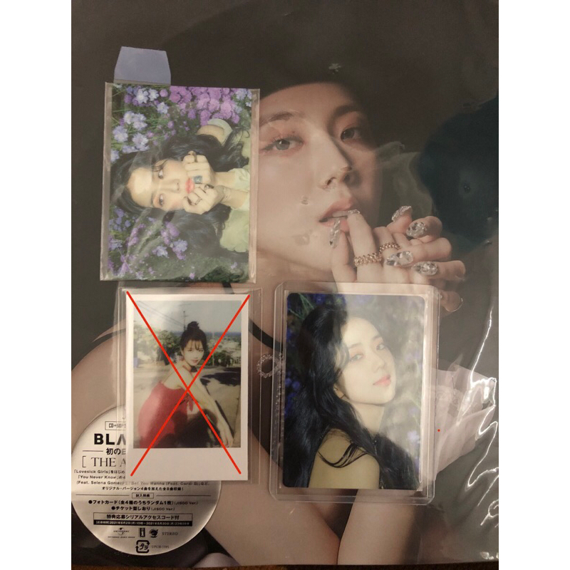 READY BLACKPINK 1st FULL ALBUM THE ALBUM JP Ver JAPAN VERSI Member Jisoo jennie Lisa Rose jisoo bung