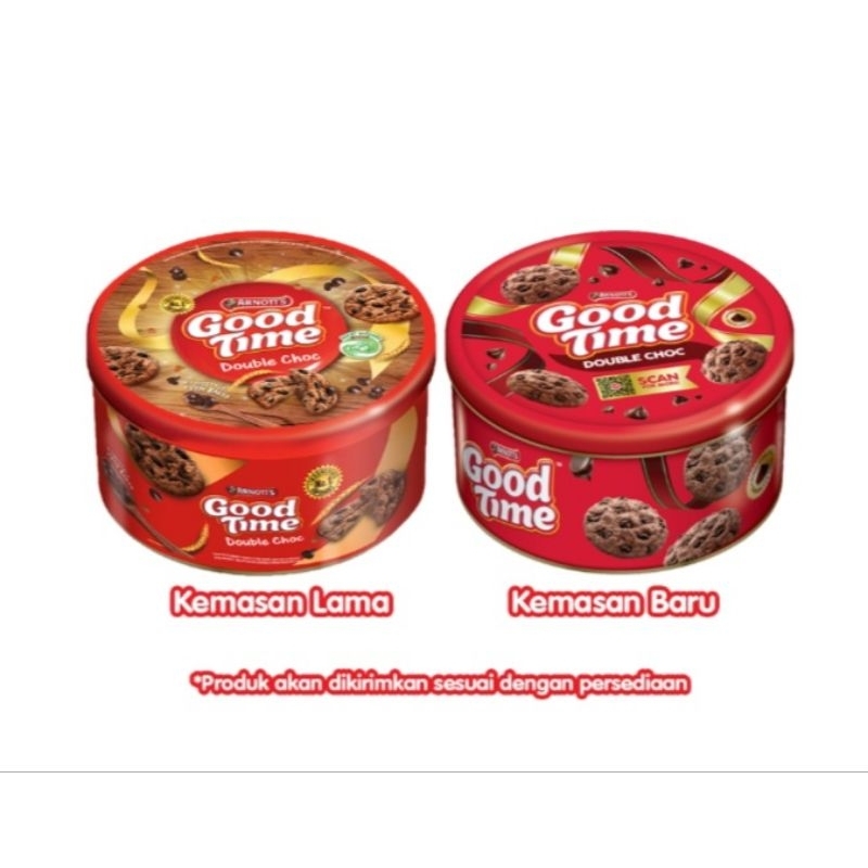 

Good time cookies kaleng 144 gram