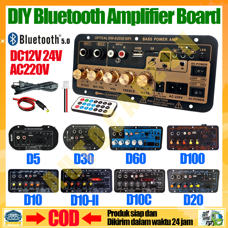 (Ready ya,cod) DIY Subwoofer 600W Bluetooth Amplifier Board Modul Subwoofer Mono 5-12 Inci HIFI Powe