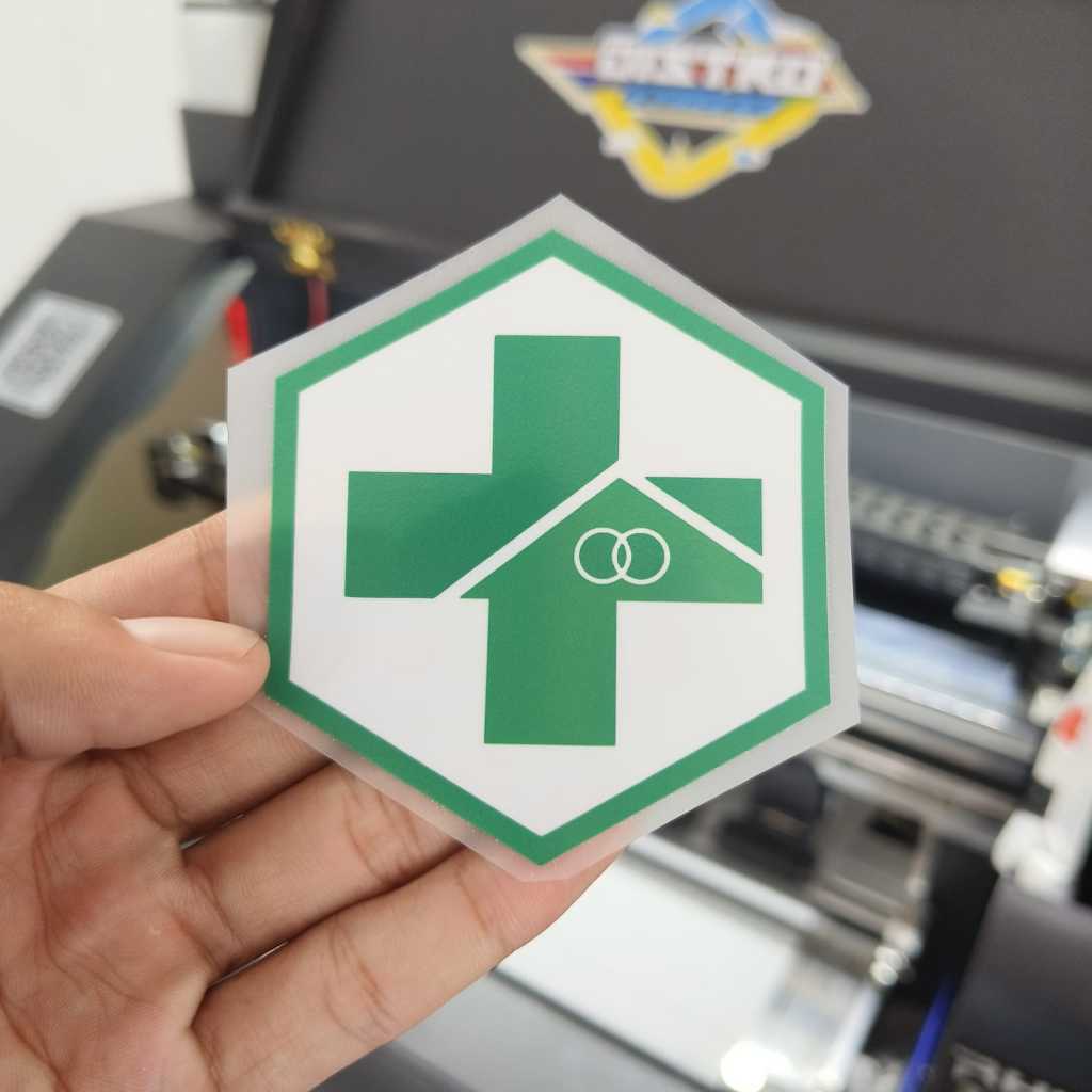 

SABLON SETRIKA/DTF LOGO SKRINING KESEHATAN Uk. 7 CM