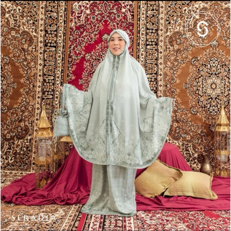 Mukena Seradia x Fitrop Warna Hijau NEW