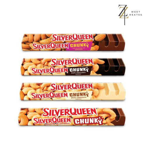 

[PROMO] SilverQueen Chunky Bar Milk Chocolate Cashew | Almond | Dark | White - 85GR