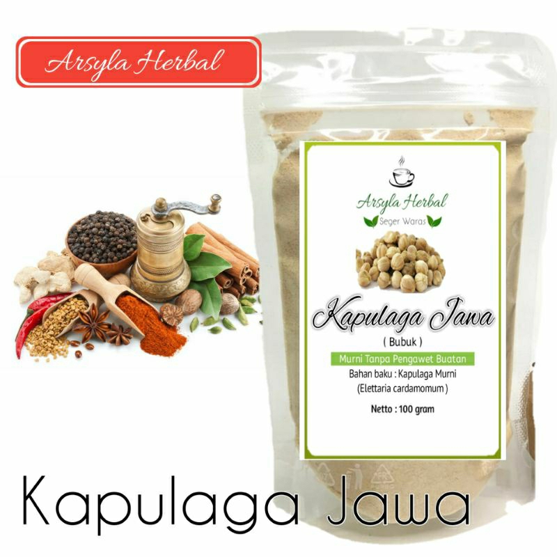 

Kapulaga Jawa Bubuk / Kapol Bubuk Murni / Bumbu Dapur Arsyla Herbal