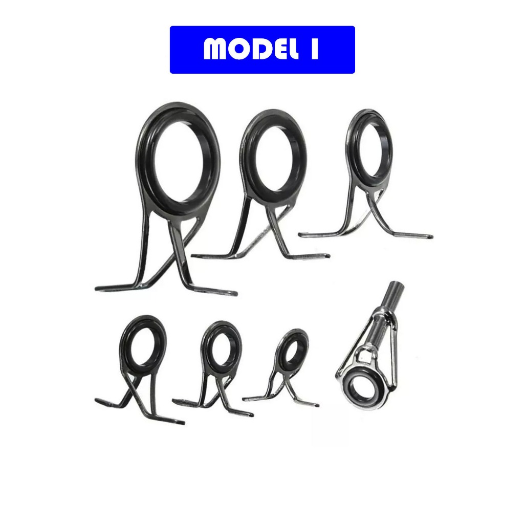 Satu Set Ring Guide Joran Pancing 7 Buah