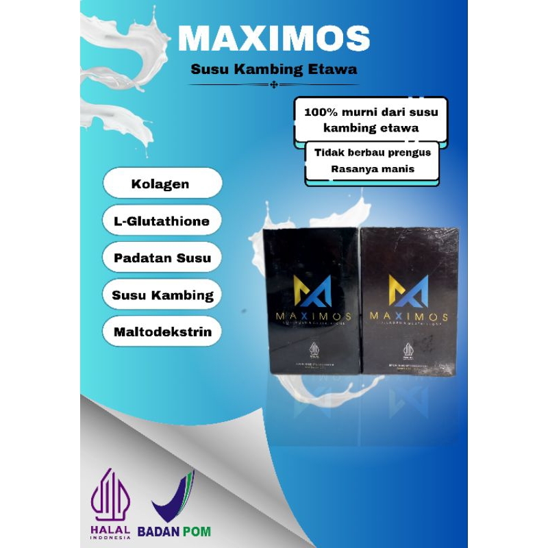 

MAXIMOS Susu kambing etawa 200 gram