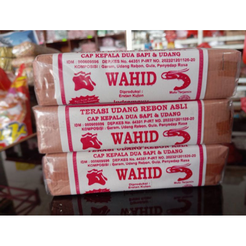 

Terasi Wahid Balok kemasan 450gram 1 pcs