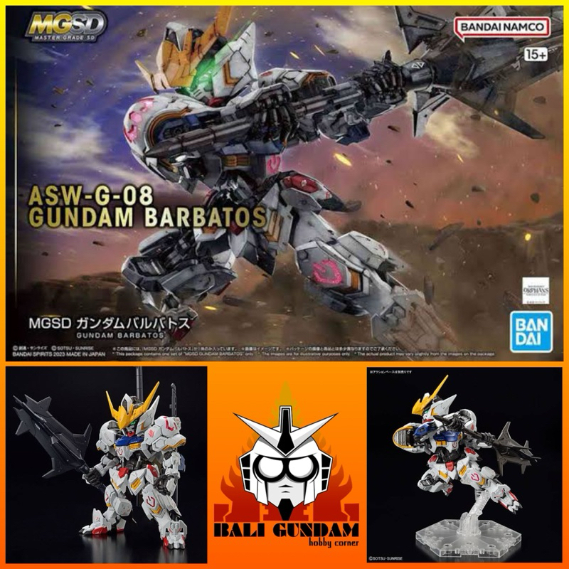 MG SD MASTER GRADE SD ASW-G-08 GUNDAM BARBATOS Bali Gundam Hobby Corner Bandai Original