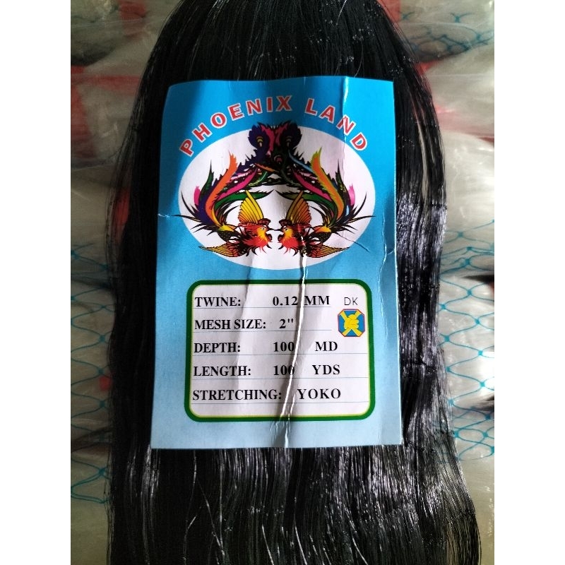 JARING BURUNG WARNA HITAM PEKAT PANJANG ±90 LEBAR ±5 LUBANG 2 INCHI DAN 2½ INCHI PERANGKAP BURUNG