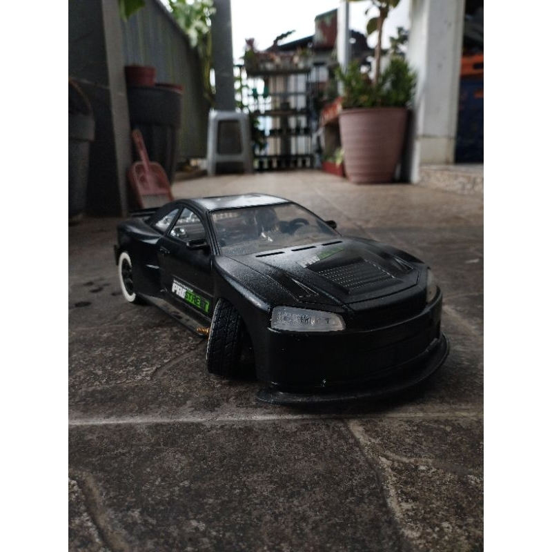 kit rc qd randa mini 1:14 bahan propo hard body Nissan skyline