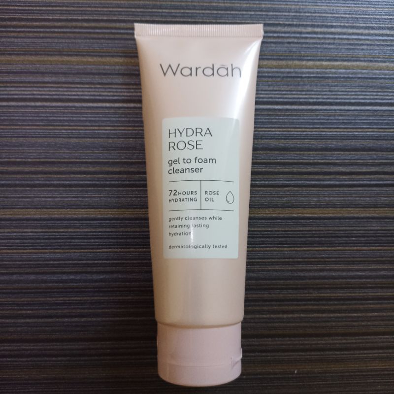 WARDAH Hydra Rose Gel To Foam Cleanser Facial Wash