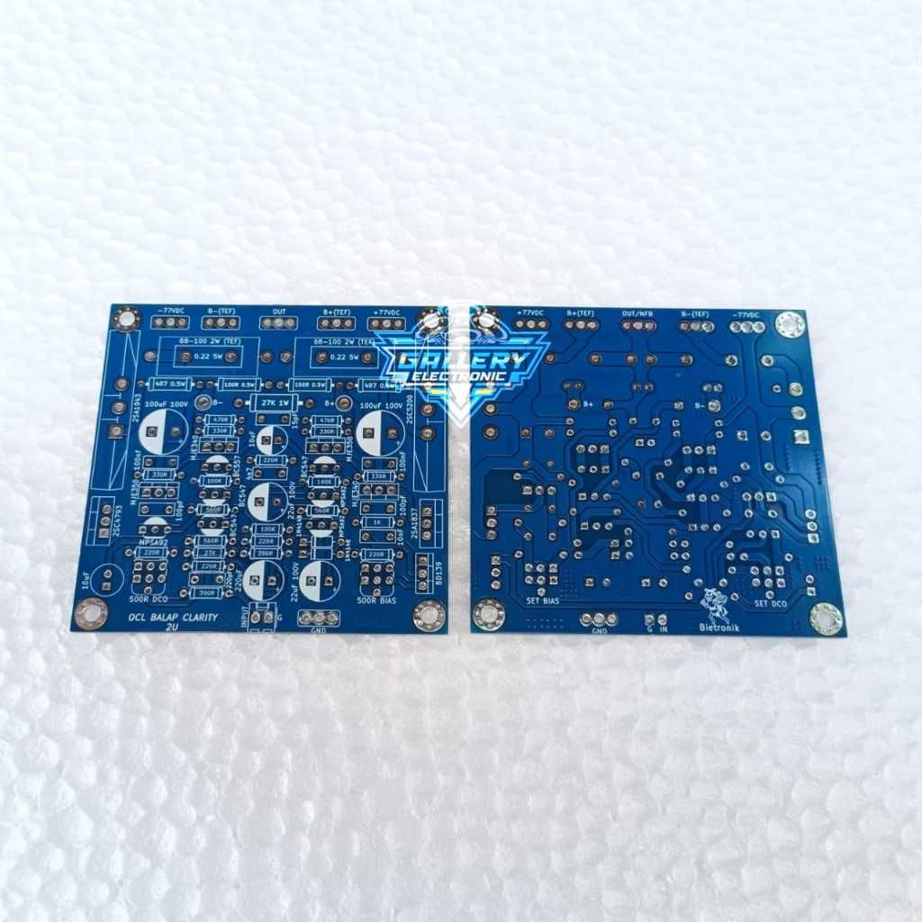 PCB OCL Balap Clarity Model 2U Doubel Layer FR4 Fiberglas