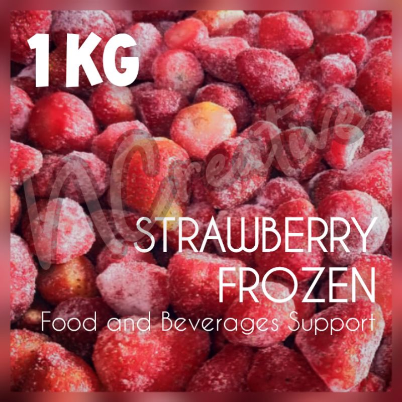 

1 KG STRAWBERRY FROZEN BEKU ASLI CIWIDEY BANDUNG MURAH GROSIR