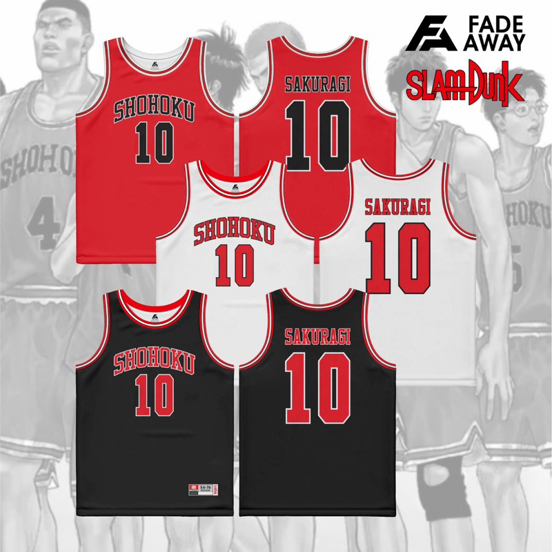 Jersey Basketball Sakuragi Slam Dunk termurah terlaris