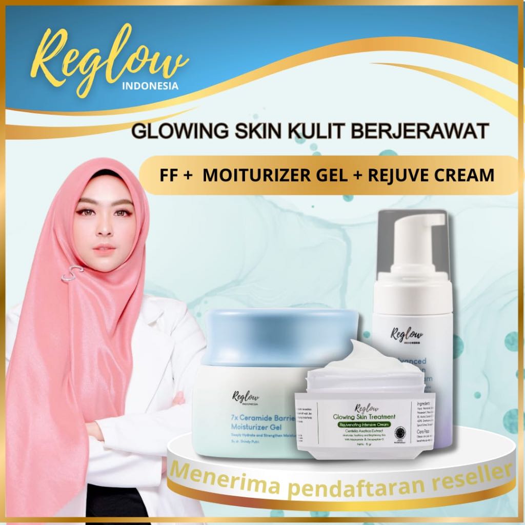COD BISA - SBS9 BARU! Re glow Paket Glowing Skin Kulit Berjerawat Skin Barrier dr. Shindy Putri Stokis Skincare Asli Halal mencerahkan tanpa Purging dengan Ceramide Padang Aceh Medan Ciputat Tegal Tangerang Banten Serang Palu Bali