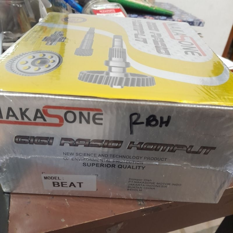 GIGI RASIO BEAT KOMPLIT MERK NAKASONE BEAT LAMA BEAT KARBU