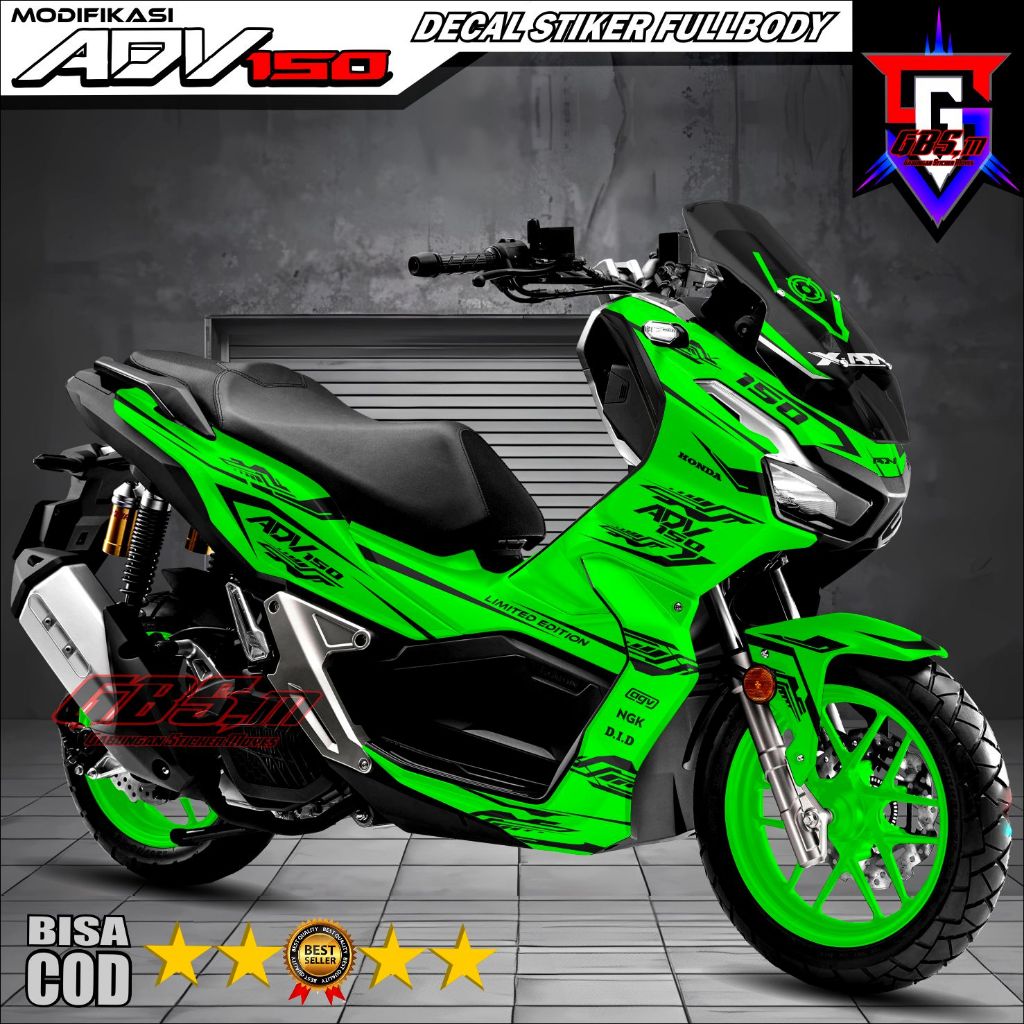 stiker decal adv 150 Fullbody dekal sticker motor honda adv 150 sticker fullbody