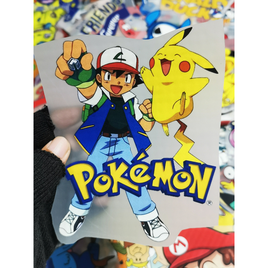 

STICKER SABLON SETRIKA DTF POKEMON UNTUK KAOS TOTEBAG TOPI