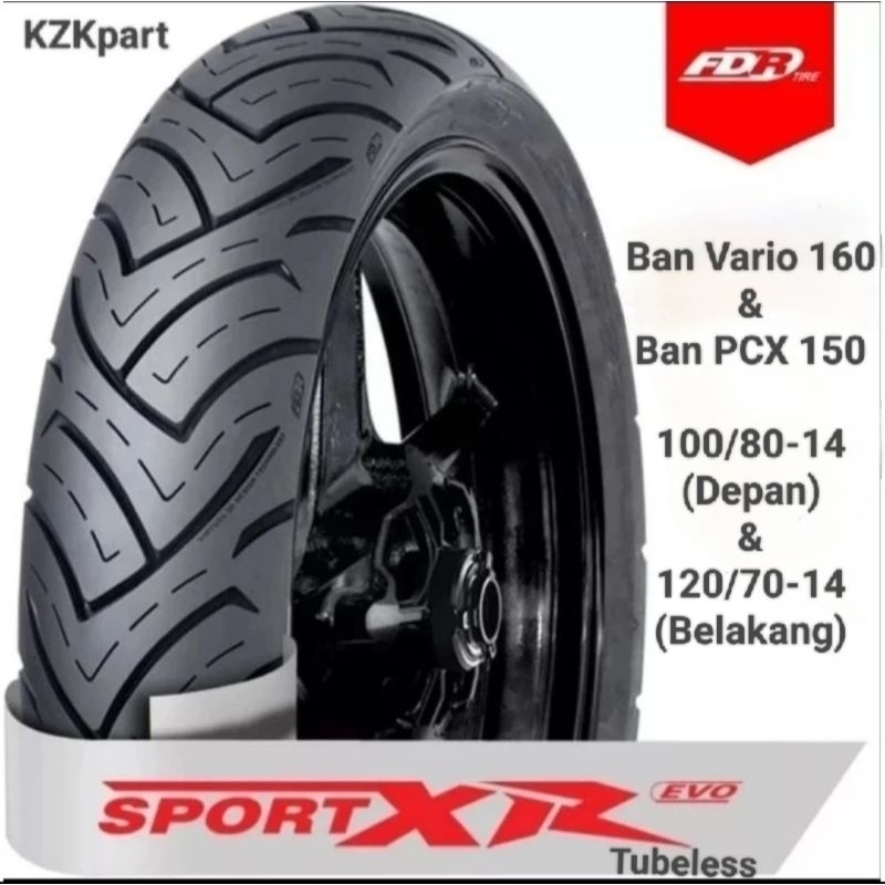 Ban Tubeless VARIO 160 & PCX 150 FDR SPORT XR EVO