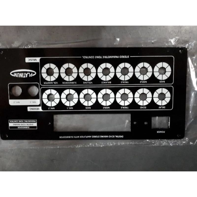 PANEL BESI DEPAN UNTUK KIT DMS-207 DMS-7000 MP3