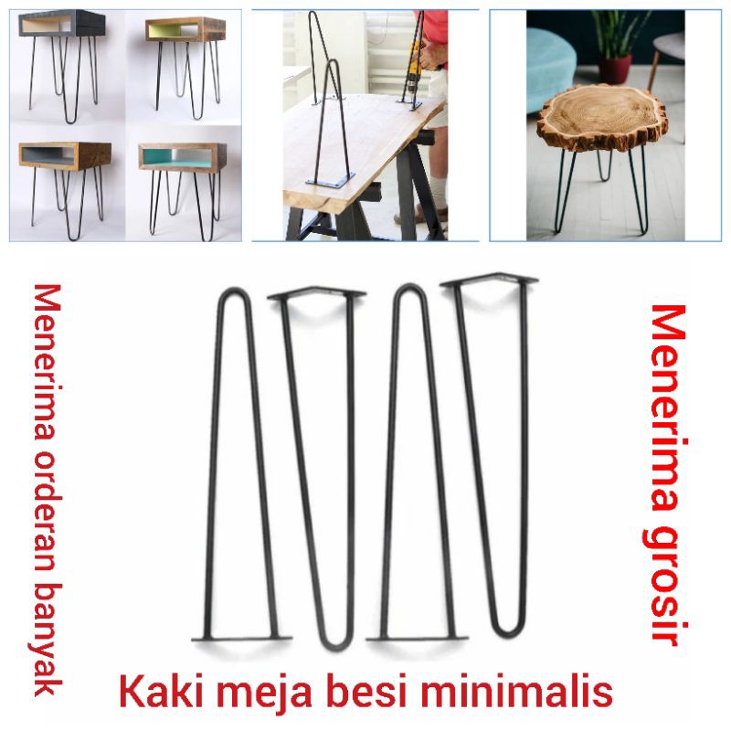 KAKI BESI UNTUK MEJA & KURSI / KAKI BESI MEJA TEBAL AWET MURAH