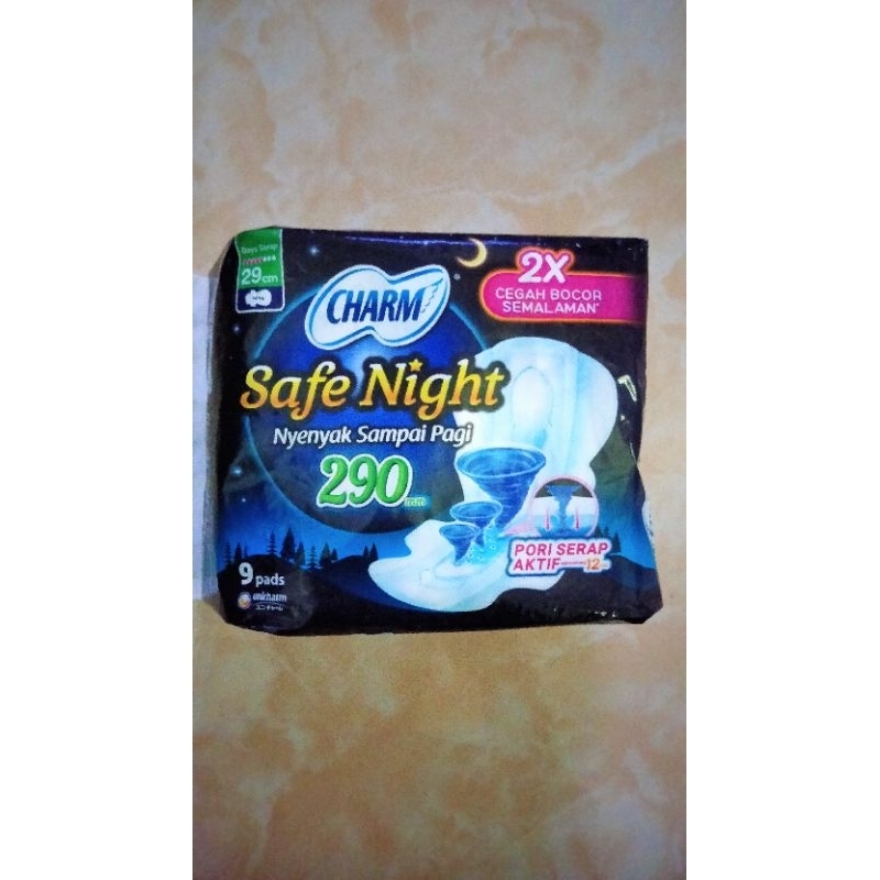 Charm Safe Night / Pembalut Charm
