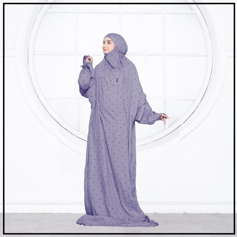 Mukena Terusan Motif/mukena terusan/mukena adem/mukena motif/mukena rayon/mukena dewasa