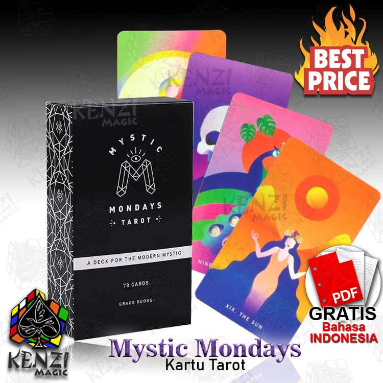 Kartu Tarot Ukuran Mini 78 Lembar Cocok untuk Bepergian