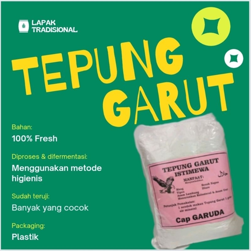 

Tepung garut / pati garut asam lambung 1kg