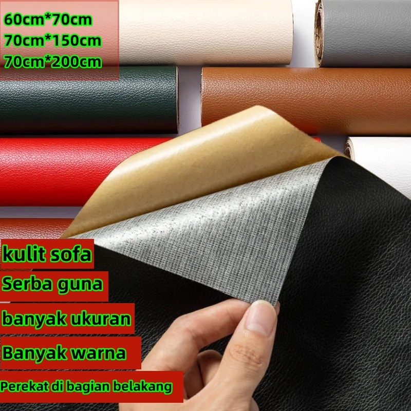 Stiker Kulit PU Penutup Stiker Kulit untuk Memperbaiki Kulit yang Rusak Stiker Kulit Pengganti Sofa